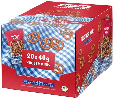 11234 Bio Huober Minibrezel 20 x 40 G = 800 G