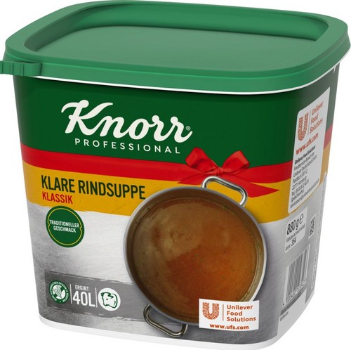 21601 Knorr Klare Rindsuppe Klassik 880 G