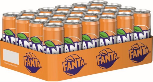 2428 Fanta Orange Dosen 24 X 0,33 L