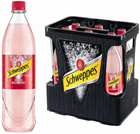 2509 Schweppes Russian Wild Berry 6 X 1 L