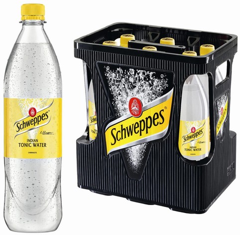 2510 Schweppes Tonic Water 6 X 1 L