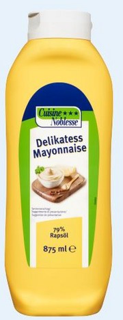 30201 Cuisine Noblesse Delikatess Mayonnaise 79 % Fett 875 ML