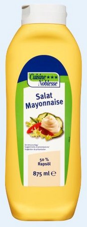 30204 Cuisine Noblesse Salat Mayonnaise 50 % Fett 875 ML