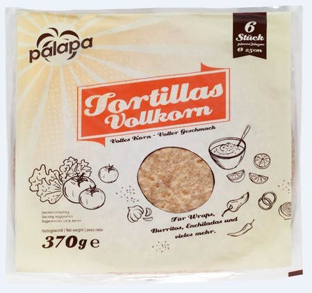 30984 Palapa Vollkorntortilla frisch 6 ST