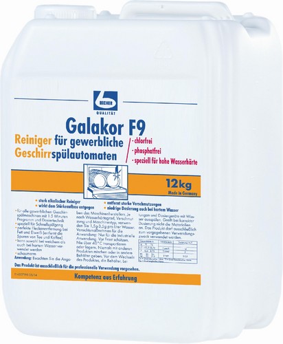 34288 Galakor F9 Reiniger fr Geschirrsplautomaten 12 KG