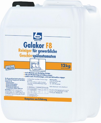 34290 Galakor F8 Reiniger fr gewerbliche Geschirrsplautomaten 12 KG