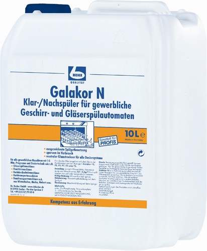 34292 Galakor N10 Nachspler fr gewerbliche Geschirr- und Glsersplautomaten 10 L