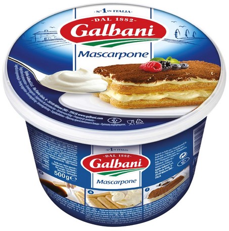 60777 Galbani Mascarpone 80 % Fett i.Tr. 500 G