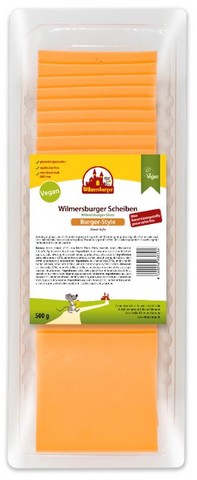 62277 Wilmersburger Scheiben Cheddar vegan 500 G